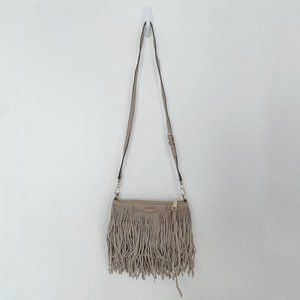Rebecca Minkoff Suede Fringe Crossbody Bag